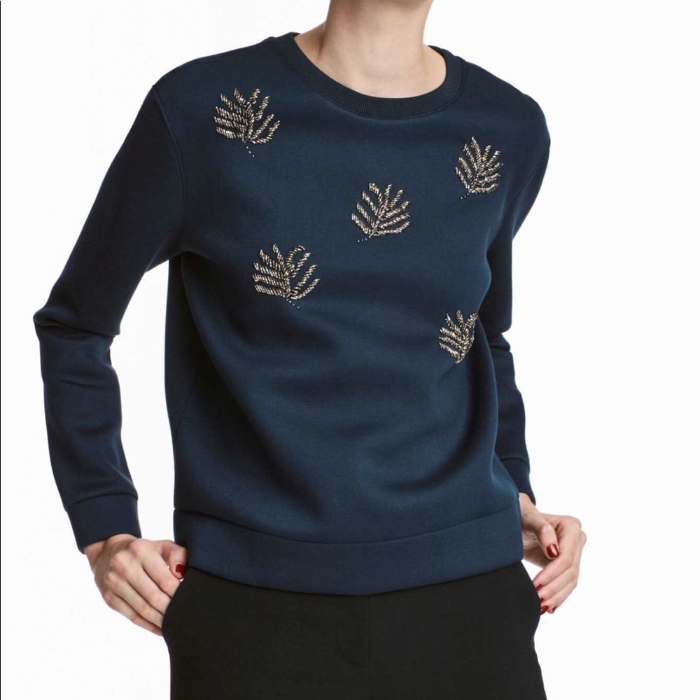 Beaded sweatshirt